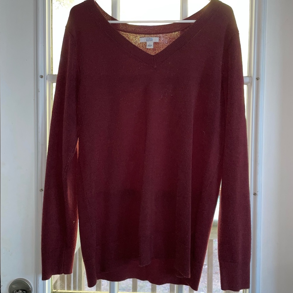 Maroon Croft & Barrow Sweater